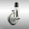 Service Caster 5 Inch 316SS Gray Polyurethane Swivel 1-7/8 Inch Expanding Stem Caster Brake SCC-SS316EX20S514-PPUB-TLB-178 - alternate 1
